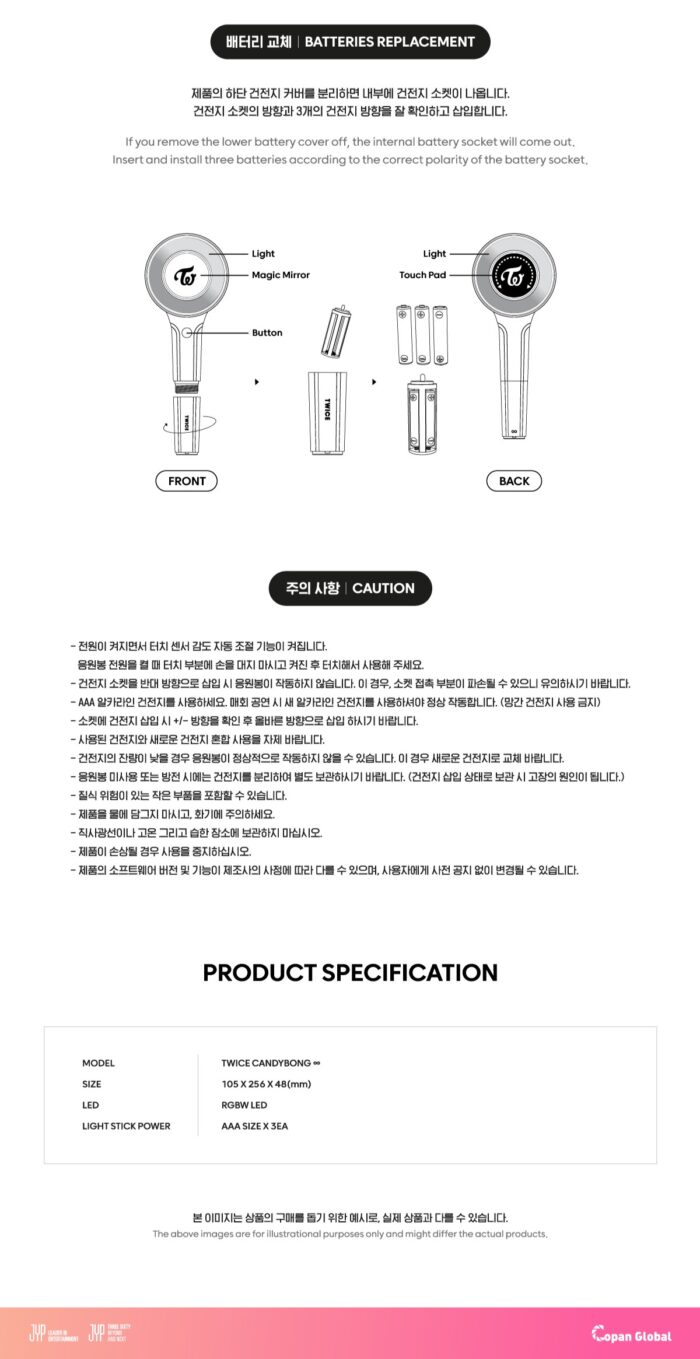 Lightstick TWICE Candy Bong Infinity